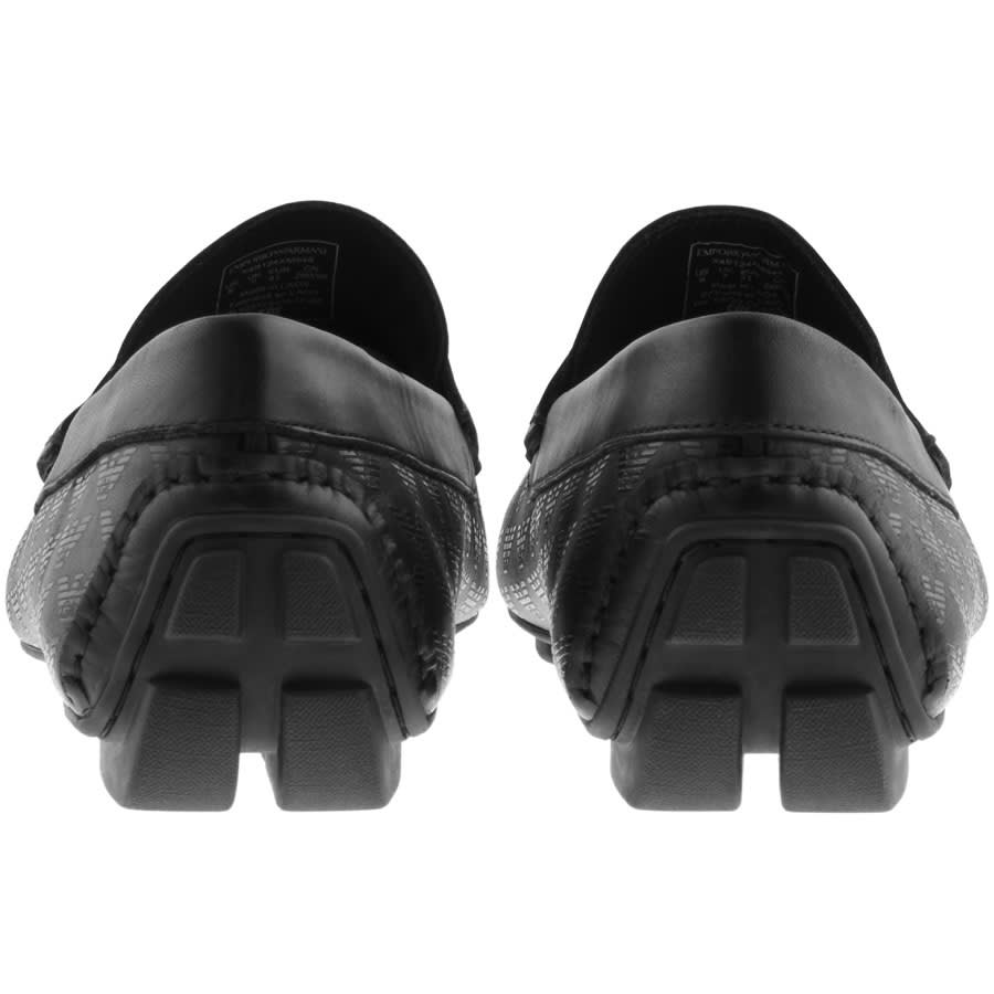 Alternative Image for ProductEmporio Armani Driver Shoes Black2